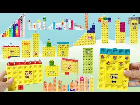 Building Numberblocks 1-40 MathLink Cubes Activity Set