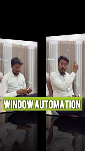 Vedha Architects Group on Instagram: "How a window can become Transparent and Opaque using automation? #windows #curtianautomation #blinds #shearcurtain"