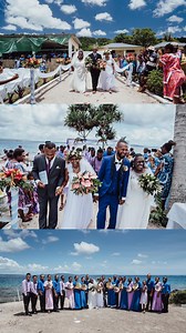 Coolest exit from the aisle for these 2 sisters and their husband ✨ Congrats Gina & Henry Cecile & Silas 🫶🥰 . 💒 Blue Bay resort . . . . . #vanuatu #vanuatumoments #vanuatuweddingphotographer #melanesianwedding #vanuatuwedding | Groovy Banana • Photography • Videos • Music