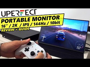 Uperfect 16" 2K IPS 144Hz Portable LCD Monitor Review / Workflow Guide