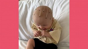 Watch this baby's amazing reaction to a head massager