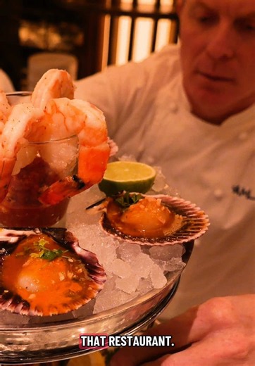 A look behind the raw bar at my restaurant, Brasserie B, in Las Vegas | Restaurants Las Vegas