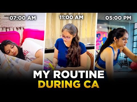 Best Routine for a CA student | Time Table Strategy | ‪@Surbhigandhi99‬