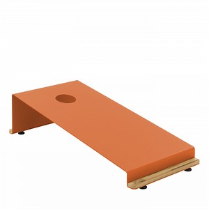 Cornelius Metal Orange Cornhole Outdoor Game Table