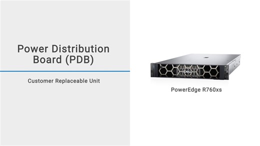 How to Replace Power Distribution Board for PowerEdge R760xs