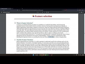 Feature Selection: Enhancing Machine Learning Models with Effective Feature Subset Selection