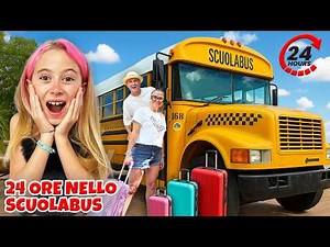 VIVIAMO NELLO SCUOLABUS PER 24 ORE CON GIORGIA E PAPÀ SALVO!