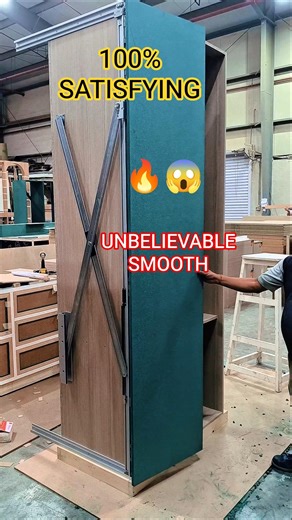 Hidden Architecture: The Ultimate Heavy-Duty Pocket Door 🤯 #shorts #woodworking #diy #trend