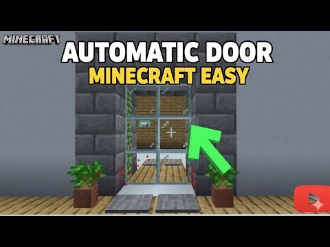 How To Make Automatic Door In Minecraft [tutorial]