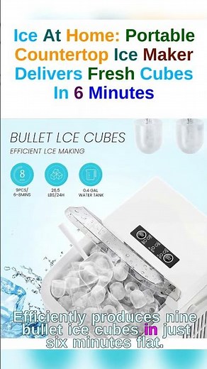 Instant Chill Your Perfect Portable Ice Maker for Any Occasion.