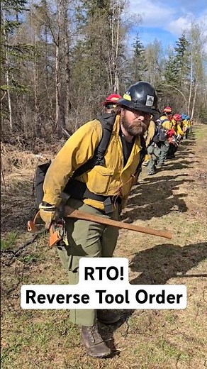 🔥 RTO! 🔥 Most Powerful Command in Fire? "Reverse Tool Order" #wildlandfiretraining #firefighting
