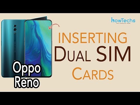 Oppo Reno - How to Insert and Remove SIM Cards | Howtechs