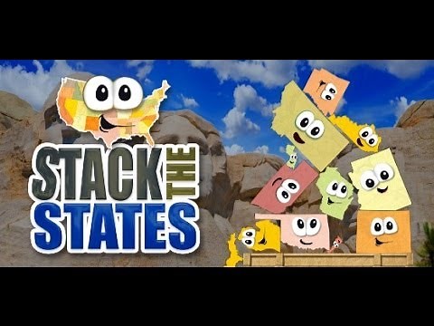 Stack The States iPhone App Review (Demo) (Walkthrough)