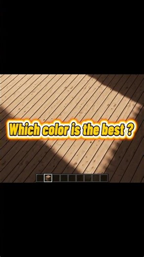 Which color is the best? 🏠 | Bạn thích tông màu nào nhất? #Minecraft