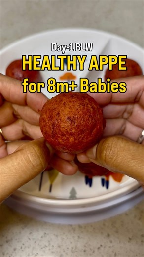 Soft & Sweet Banana Beetroot Appe for Babies (8m+) | Healthy Pink Appe 🍌💗👶
