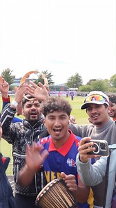 The crowd at Forfarshire CC in full voice 🥁💜 | Cricket Scotland