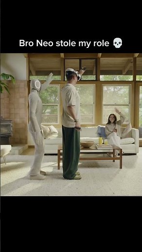 When Neo Enters Everyday Life 🤖 #1X #robots #humanoidrobot #ai #innovation #futuretech