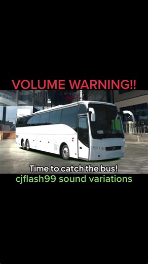 19 White Bus Horn Sound Variations in 60 Seconds