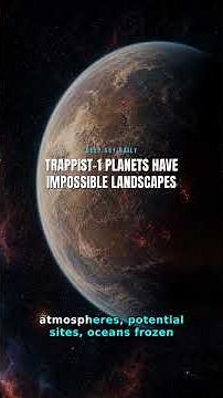 Trappist-1 planets have impossible landscapes