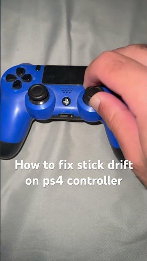 How to fix stick drift on ps4 controller