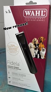 5.4K views · 41 reactions | Unboxing the NEW Fidela Trimmer. Small in size, mighty in power and precision. The perfect tool for those tight, hard to reach areas. Available now on wahlpro.com. Video: Wahl Ambassador @jacqueopp | Wahl Animal USA | Facebook