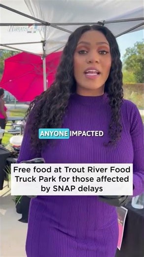 Free Food at Trout River Food Truck Park for those affected by SNAP delays