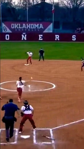 Perfect Play by the Oklahoma Defense | College Softball Highlights