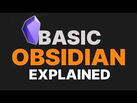 Obsidian for beginners: ALL Version 1 features