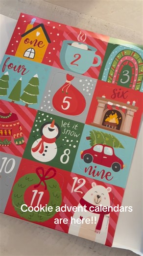 Cookie advent calendars are here! Pre sale available for pick up tomorrow!! Limited amounts are available. 24 days of cookies 🍪 😋 | Bakes and Blooms