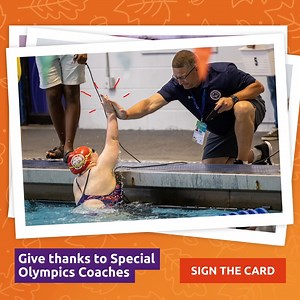 14 reactions | Special Olympics coaches play an essential role in ensuring athletes with intellectual disabilities have the same opportunities to train and compete as anyone else. Share your appreciation for a Special Olympics coach during this season of gratitude by signing the virtual thank you card >>> https://bit.ly/give-thanks-to-coaches | Special Olympics Iowa | Facebook