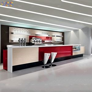 [Hot Item] Cafe Restaurant Service Counter Modern Design Juice Snack Coffee Shop Bar Counter