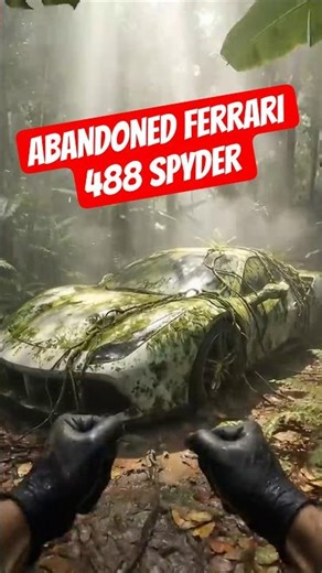 🚗Car Restoration Ferrari 488 Spyder 🛠️ | Amazing Transformation #restoration #shorts #ferrari #asmr