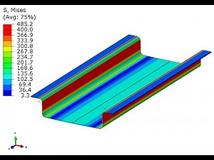 Deep Drawing: Forming a Channel -Abaqus CAE-Implicit-Standard