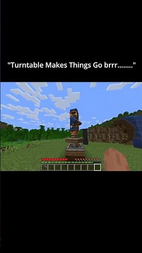Turntables Are Fun In Minecraft Create Mod....