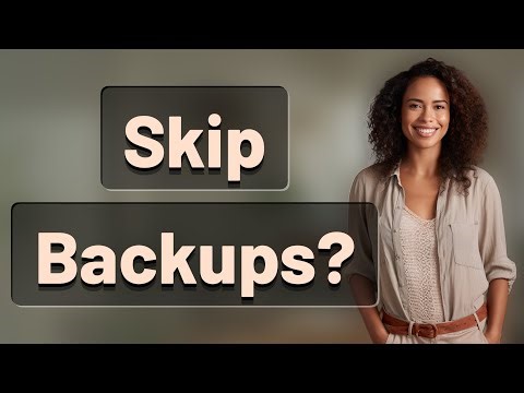 What Happens If You Skip Tablet Backup Prompts?