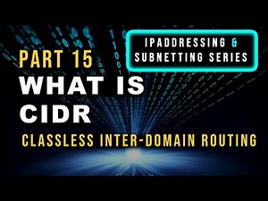 What is CIDR in Hindi | Classless Inter domain Routing - IP Addressing & Subnetting - Part 15