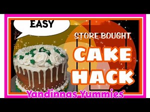 CAKE HACK | How to turn store bought cakes & icing into something special