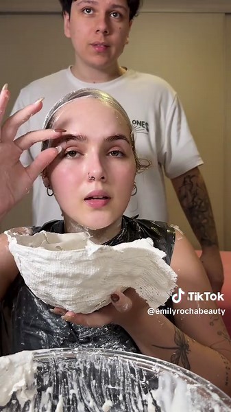 Tentativa de Face Cast para Maquiagens de Halloween