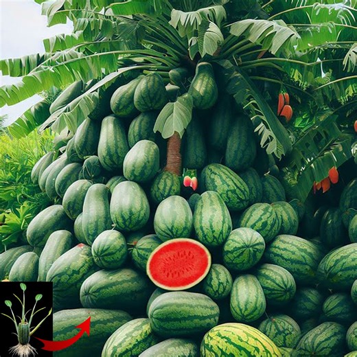 337K views · 2K reactions | How to propagating papaya trees with watermelons Get fruit from a variety on a single tree | Tree Garden | Facebook