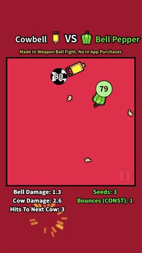 Cowbell vs Bell Pepper: Epic Weapon Ball Fight