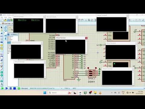 CD4051 Multiplexer/Demultiplexer in Proteus#shortsvideo #shortvideo #shortvideos #shortsviral#short