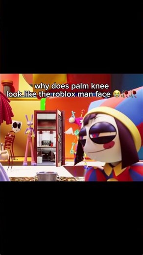 digital circus pomni looks like roblox man face 😭