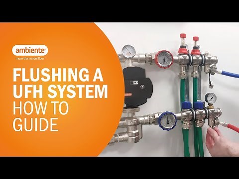 How to Flush & Vent an Underfloor Heating System | Step-by-Step | Ambiente UFH
