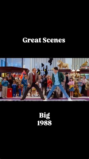 David Schumann on Instagram: "One of the simplest but most transcending scenes in movie history comes from Penny Marshall’s classic Tom Hanks comedy, BIG! #big #tomhanks #robertloggia #pennymarshall #faoschwarz #chopsticks #greatscenes #vhsrevolution"