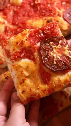 Grandma Pie This pie might be known to you as Old Fashioned Pizza, Tomato Pie, maybe even a Sicilian Pie. I’m guessing it’s a more Italian-American fusion, and honestly I feel like all those names bleed into eachother when I google them and look at the recipes. Focaccia recipe from King Arthur Bakings Big Book of Bread 735g AP Flour 510g warm water (for me around 85 degrees) 37g Olive oil 16.5g salt 6g instant or active dry yeast If using active dry yeast, mix into your warm water and activate i