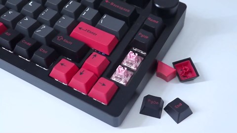 Hyekit Keycaps 172 Keys Custom Keycaps Double Shot ABS Keycap Set 6.25u 7u Cherry Profile for Cherry Gateron MX Switches Mechanical Keyboard (Evil Dolch)