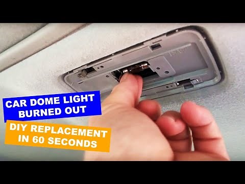 Solved - How do I replace my Cars dome light? (Pontiac Vibe)