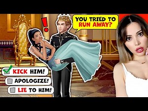 I FELL Onto The SCARY King When I Tried to Sneak Around The Castle!