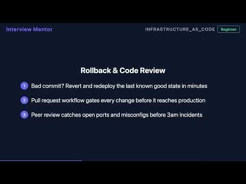 Why Store Infrastructure Code in Version Control?