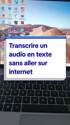 Transcrire un audio en texte sans aller sur internet #viral
